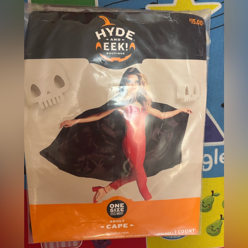 😁Black and Red Adult Cape